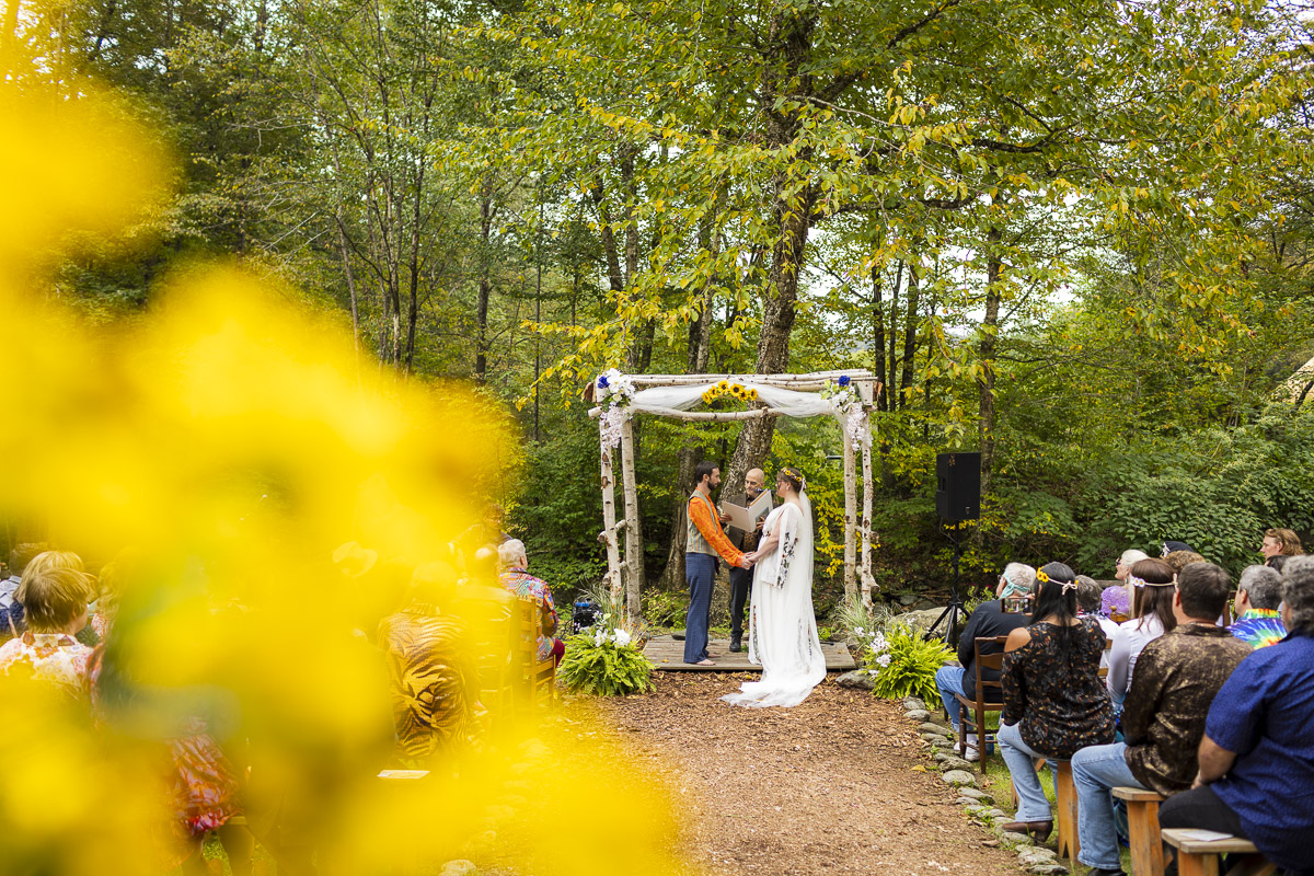 Wedding ceremony photo by eve event photography.