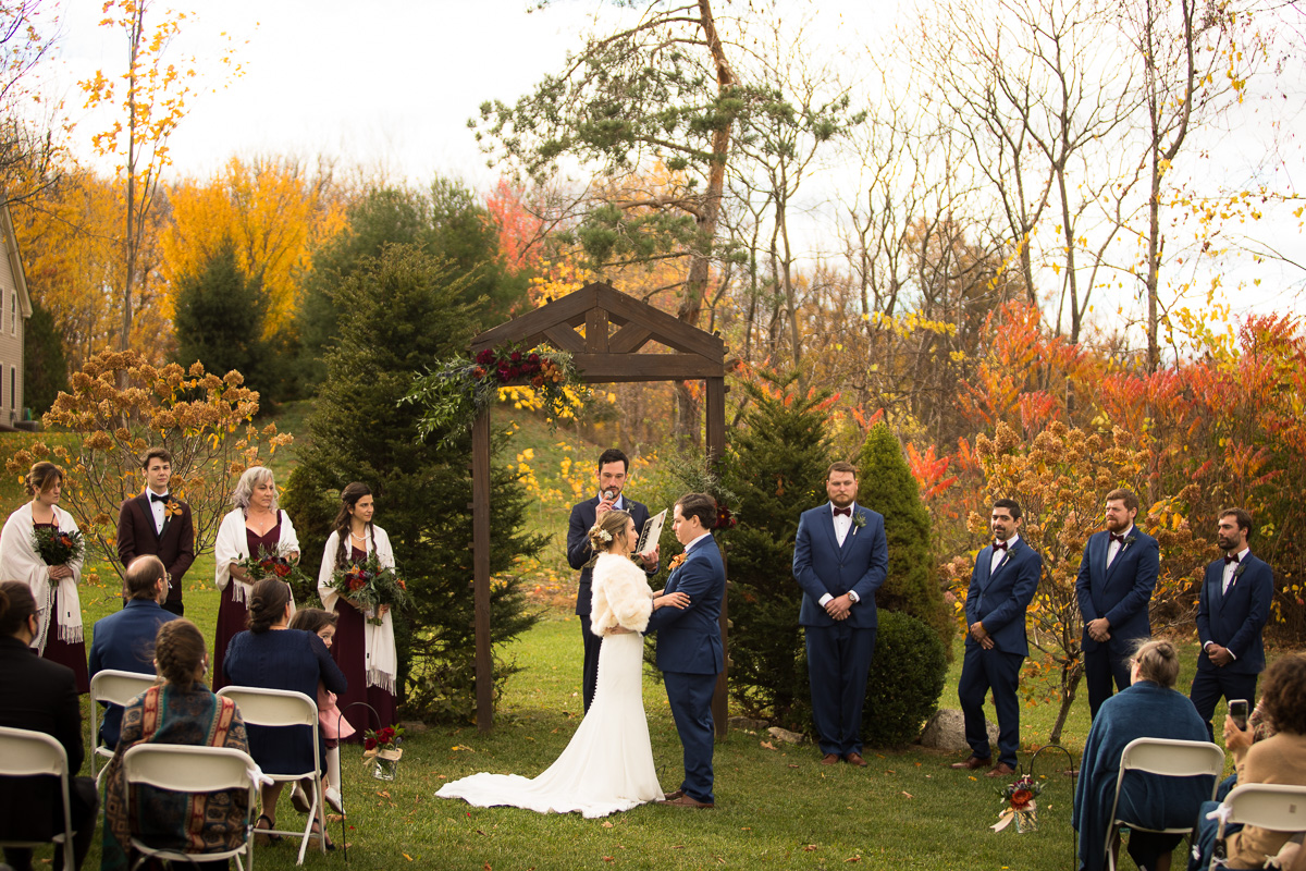 Chloe and Jed's wedding at the Old Lantern in Charlotte, Vermont