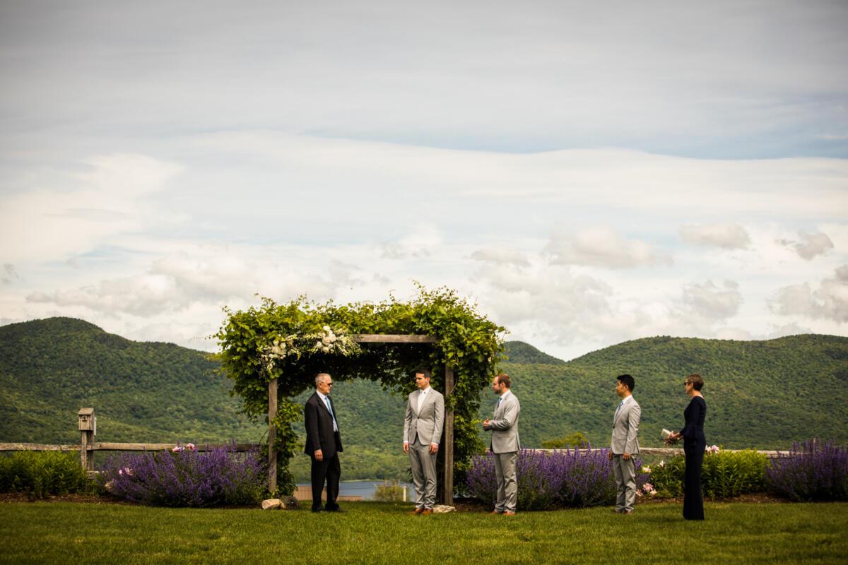 Ross & Fay's Vermont wedding at Mountain Top Inn