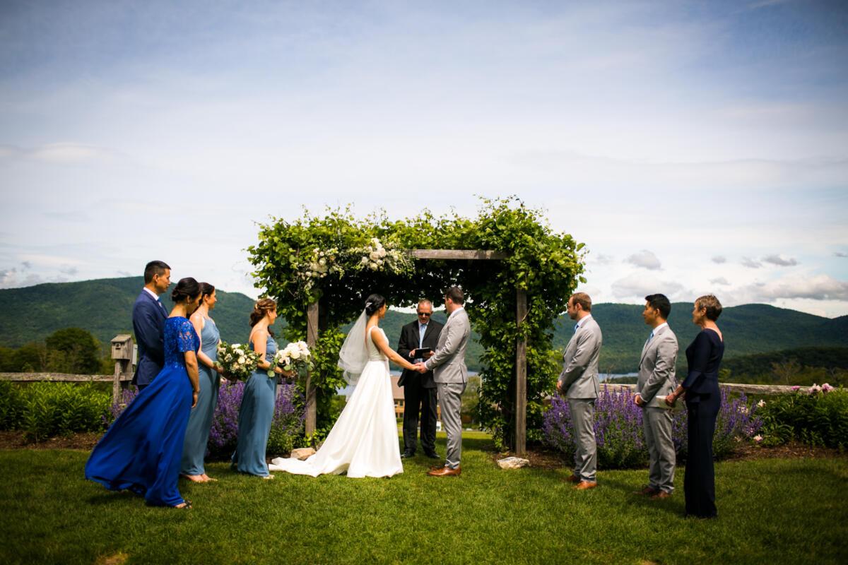 Ross & Fay's Vermont wedding at Mountain Top Inn
