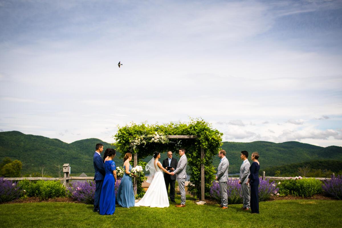 Ross & Fay's Vermont wedding at Mountain Top Inn