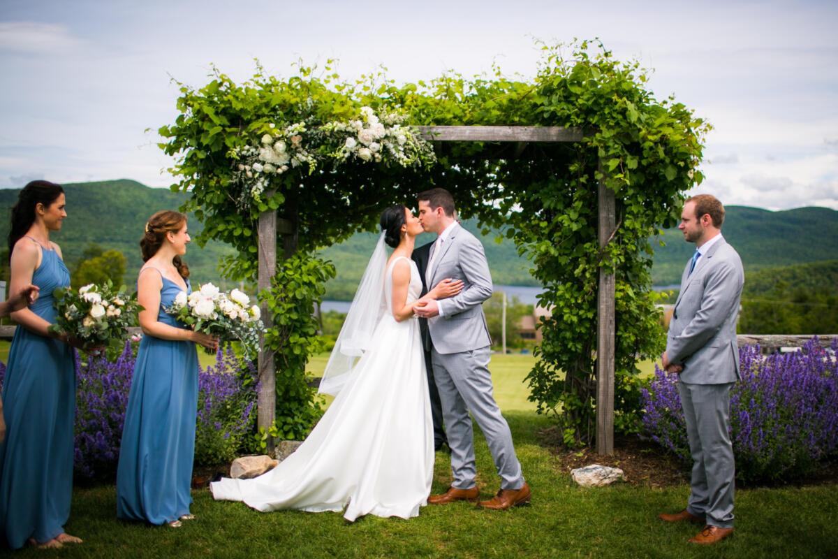 Ross & Fay's Vermont wedding at Mountain Top Inn
